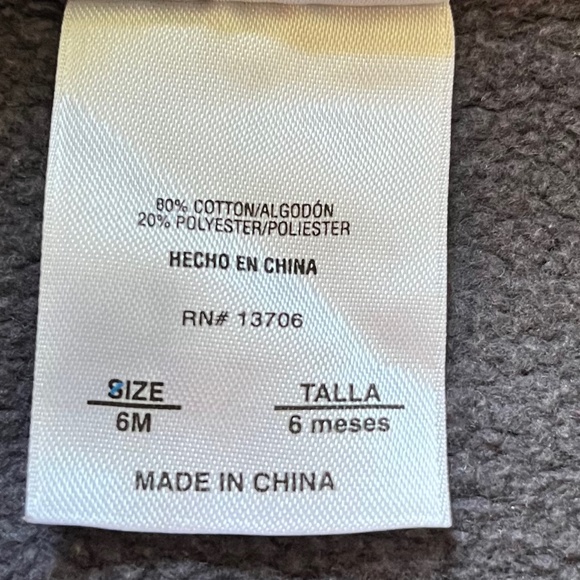 Adidas Baby Red and Gray Track Suit, Size 6 Months - Picture 8 of 10